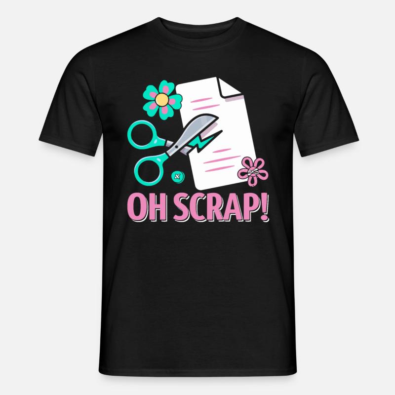 Scrapbooking Scrapbooker - Männer T-Shirt - Schwarz
