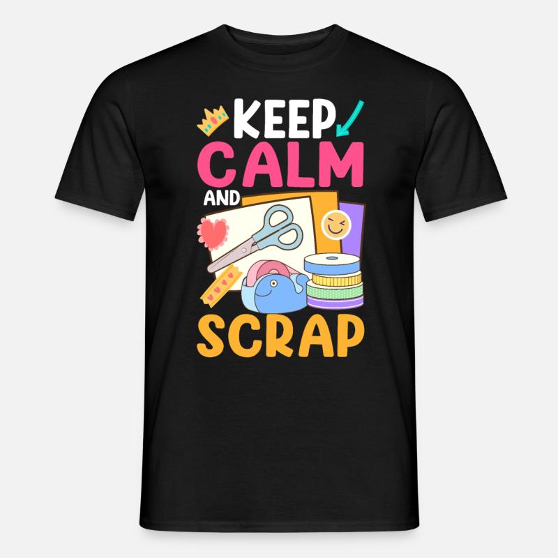Scrapbooking Scrapbooker - Men’s T-shirt - black