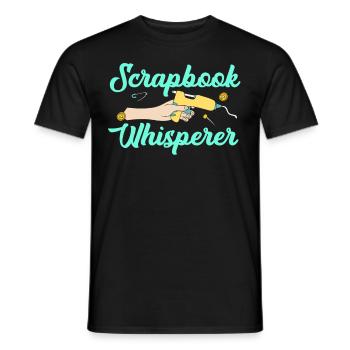 Scrapbooking Scrapbooker - Männer T-Shirt - Schwarz - Vorne - AI Model Male 178 light (178cm)