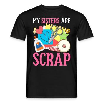 Scrapbooking Scrapbooker - Männer T-Shirt - Schwarz - Vorne - AI Model Male 178 light (178cm)