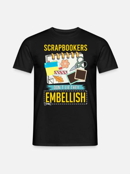 Scrapbooking - Men's T-Shirt - black