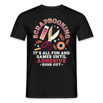 Scrapbooking Scrapbooker - T-shirt homme - noir - Devant - AI Model Male 178 light (178cm)