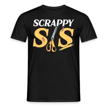 Scrapbooking Scrapbooker - Männer T-Shirt - Schwarz - Vorne - AI Model Male 178 light (178cm)