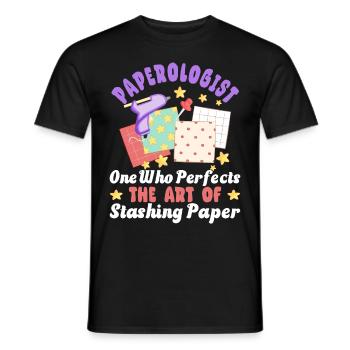 Scrapbooking Scrapbooker - T-shirt homme - noir - Devant - AI Model Male 178 light (178cm)