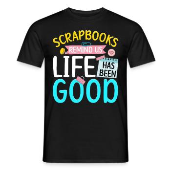 Scrapbooking Scrapbooker - Männer T-Shirt - Schwarz - Vorne - AI Model Male 178 light (178cm)