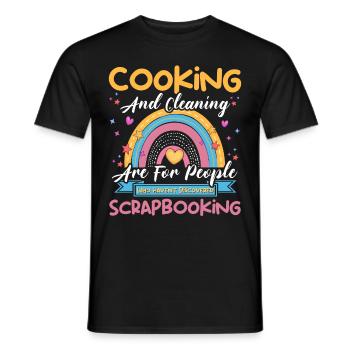 Scrapbooker - Männer T-Shirt - Schwarz - Vorne - AI Model Male 178 light (178cm)