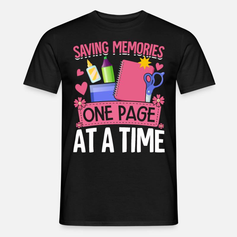 Scrapbooking Scrapbooker - Men’s T-shirt - black