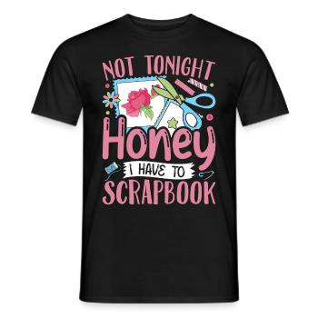 Scrapbooking Scrapbooker - Männer T-Shirt - Schwarz - Vorne - AI Model Male 178 light (178cm)