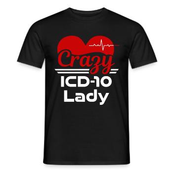Medizinischer Kodierer Beruf Medizinische - Männer T-Shirt - Schwarz - Vorne - AI Model Male 178 light (178cm)