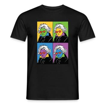 Beethoven Compositeur de musique classique - T-shirt homme - noir - Devant - AI Model Male 178 light (178cm)
