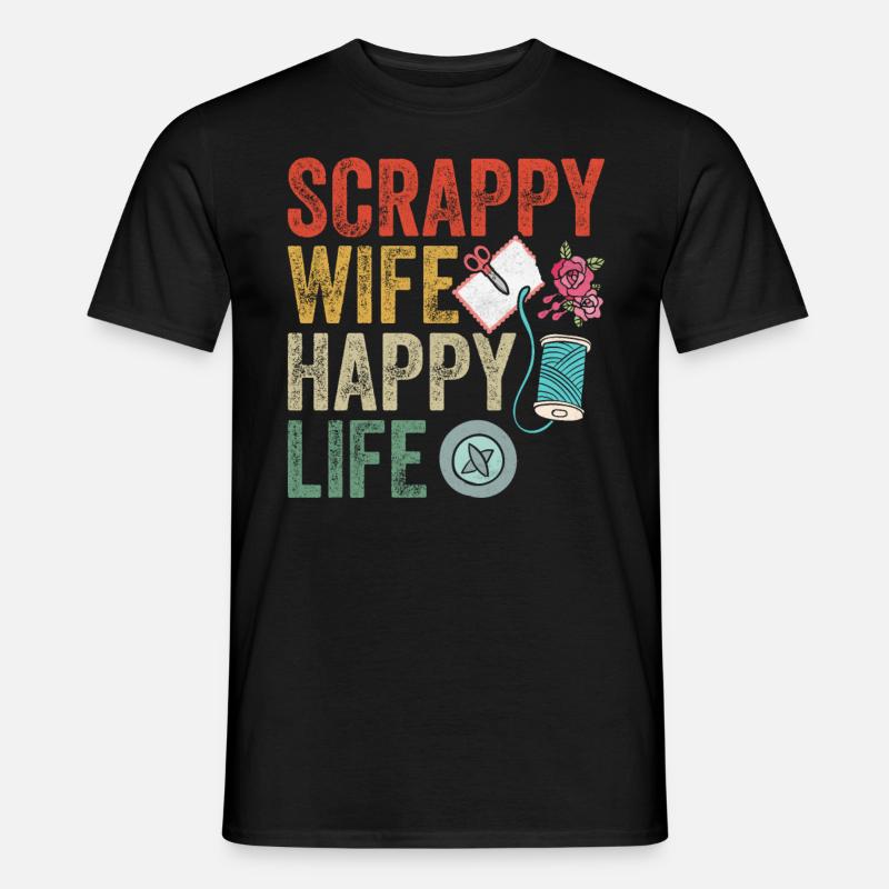 Scrapbooking Scrapbooker - Männer T-Shirt - Schwarz