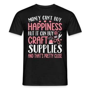 Artisanat Artisan - T-shirt homme - noir - Devant - AI Model Male 178 light (178cm)