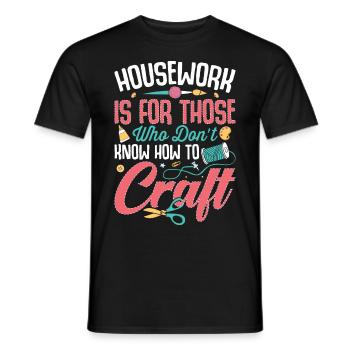 Artisanat Artisan - T-shirt homme - noir - Devant - AI Model Male 178 light (178cm)
