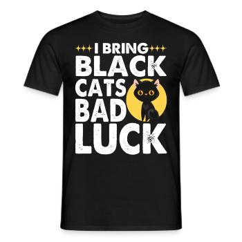 Funny Gothic Goth - Men's T-Shirt - black - Front - AI Model Male 178 light (178cm)