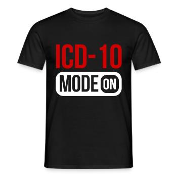 Medizinischer Kodierer Beruf Medizinische - Männer T-Shirt - Schwarz - Vorne - AI Model Male 178 light (178cm)