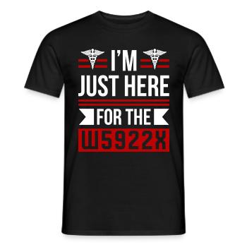 Medizinischer Programmierer, Beruf, Medizinische - Männer T-Shirt - Schwarz - Vorne - AI Model Male 178 light (178cm)