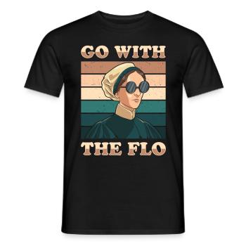 Krankenschwester Florence Nightingale Medizinische - Männer T-Shirt - Schwarz - Vorne - AI Model Male 178 light (178cm)