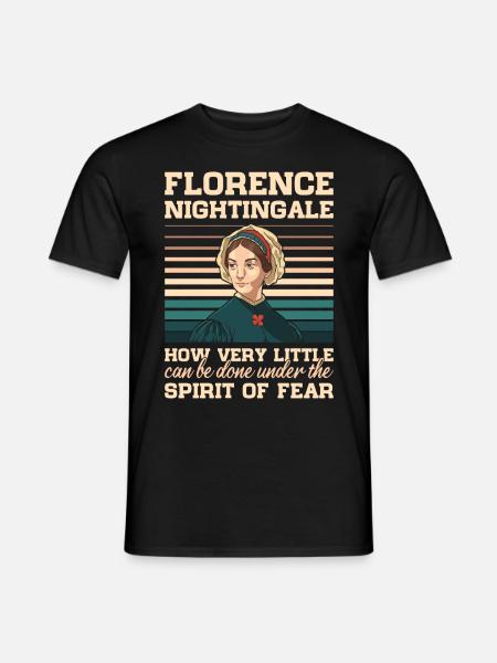 Infermiera Florence Nightingale Medical - T-shirt uomo - nero