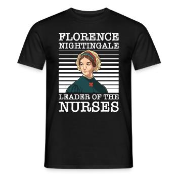 Krankenschwester Florence Nightingale Medizinische - Männer T-Shirt - Schwarz - Vorne - AI Model Male 178 light (178cm)