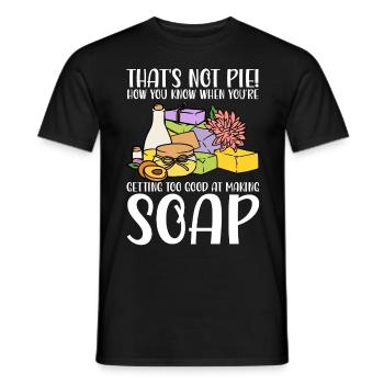 Seifenherstellung Seifenhersteller Soapologist - Männer T-Shirt - Schwarz - Vorne - AI Model Male 178 light (178cm)
