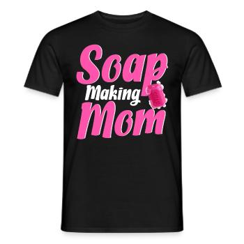 Soap manufacturer Soapologist - Men's T-Shirt - black - Front - AI Model Male 178 light (178cm)