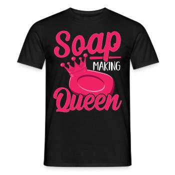 Soap manufacturer Soapologist - Men's T-Shirt - black - Front - AI Model Male 178 light (178cm)