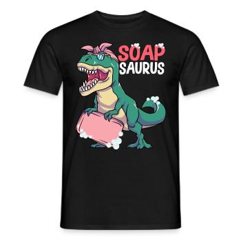 Fabrication de savon, savonnier, savonologue - T-shirt homme - noir - Devant - AI Model Male 178 light (178cm)