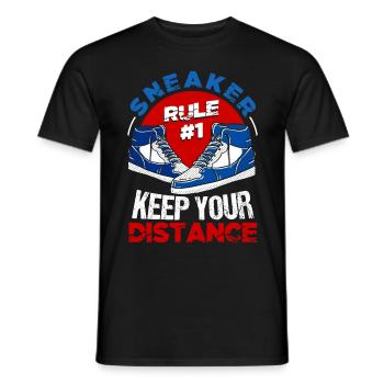 Shoe Collector Shoemaker Sneaker Addict - Men's T-Shirt - black - Front - AI Model Male 178 light (178cm)