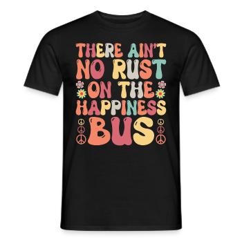 Hippie Frieden Freundlichkeit - Männer T-Shirt - Schwarz - Vorne - AI Model Male 178 light (178cm)