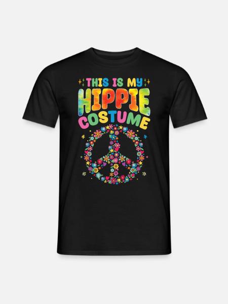 Groovy Peace - Men's T-Shirt - black