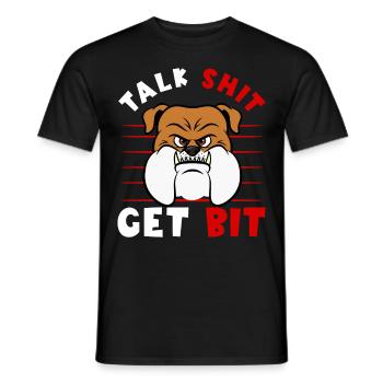 Furry Fandom Kürbisse Fursona - Männer T-Shirt - Schwarz - Vorne - AI Model Male 178 light (178cm)