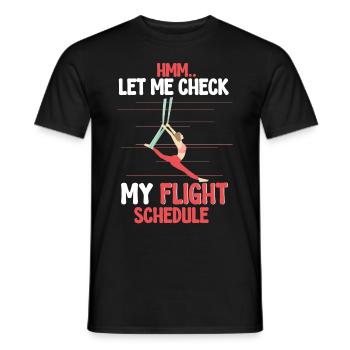 Aerial Silk Aerialist - Männer T-Shirt - Schwarz - Vorne - AI Model Male 178 light (178cm)