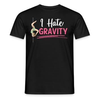 Aerial Silk Aerialist - Männer T-Shirt - Schwarz - Vorne - AI Model Male 178 light (178cm)