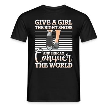 Tap Dance Tap Dancer Dance Lover - Men's T-Shirt - black - Front - AI Model Male 178 light (178cm)