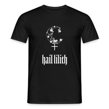 Lilith, Dämon, Gothic, Mythologie, Folklore, - Männer T-Shirt - Schwarz - Vorne - AI Model Male 178 light (178cm)