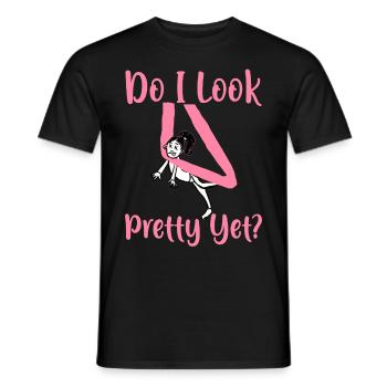 Acrobate de soie aérienne - T-shirt homme - noir - Devant - AI Model Male 178 light (178cm)