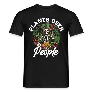 Jardiniers, amateurs de plantes de jardin, collectionneurs de plantes - T-shirt homme - noir - Devant - AI Model Male 178 light (178cm)