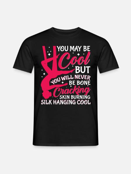 Acrobate de soie aérienne - T-shirt homme - noir