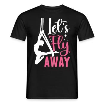 Aerial Silk Aerialist - Männer T-Shirt - Schwarz - Vorne - AI Model Male 178 light (178cm)