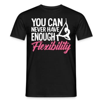 Acrobate de soie aérienne - T-shirt homme - noir - Devant - AI Model Male 178 light (178cm)