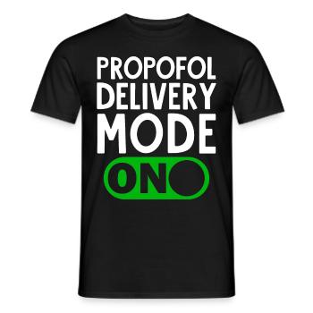 Anesthésiste Anesthésiologie - T-shirt homme - noir - Devant - AI Model Male 178 light (178cm)