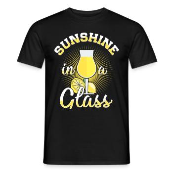 Italienischer Limoncello Liebhaber Zitrone Likör - Männer T-Shirt - Schwarz - Vorne - AI Model Male 178 light (178cm)