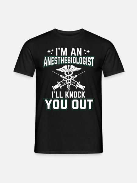 Anesthesiology - Men's T-Shirt - black