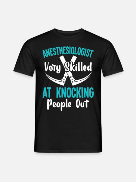 Anesthesiology - Men's T-Shirt - black
