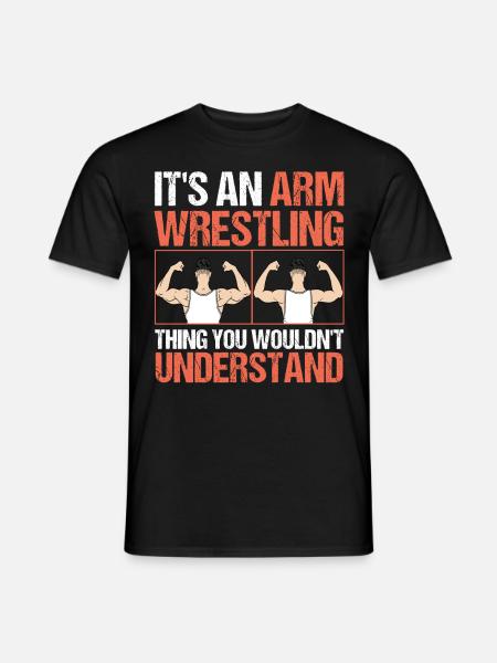 Arm wrestler - Men's T-Shirt - black