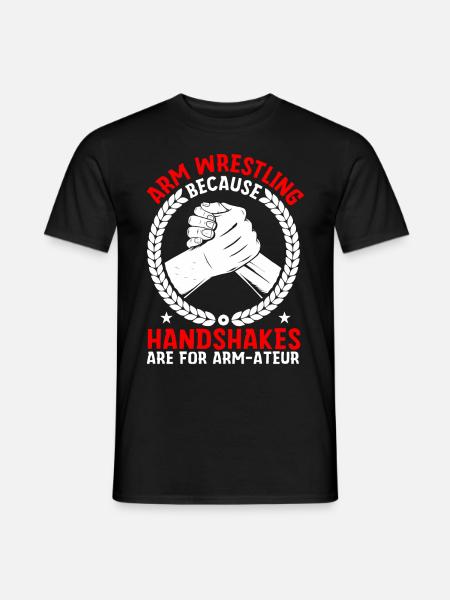 Arm wrestler - Men's T-Shirt - black