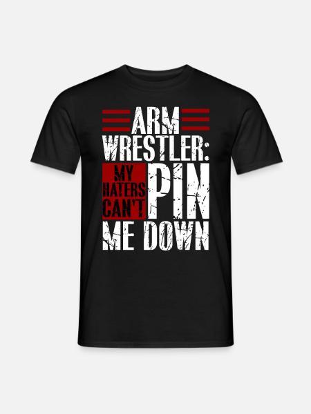 Arm wrestling - Men's T-Shirt - black