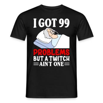 Anesthesiologist Anesthesiology - Men's T-Shirt - black - Front - AI Model Male 178 light (178cm)