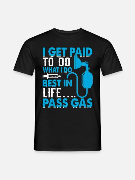 Anesthesiologist Anesthesiology - Men's T-Shirt - black