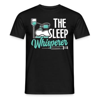 Anesthésiste Anesthésiologie - T-shirt homme - noir - Devant - AI Model Male 178 light (178cm)